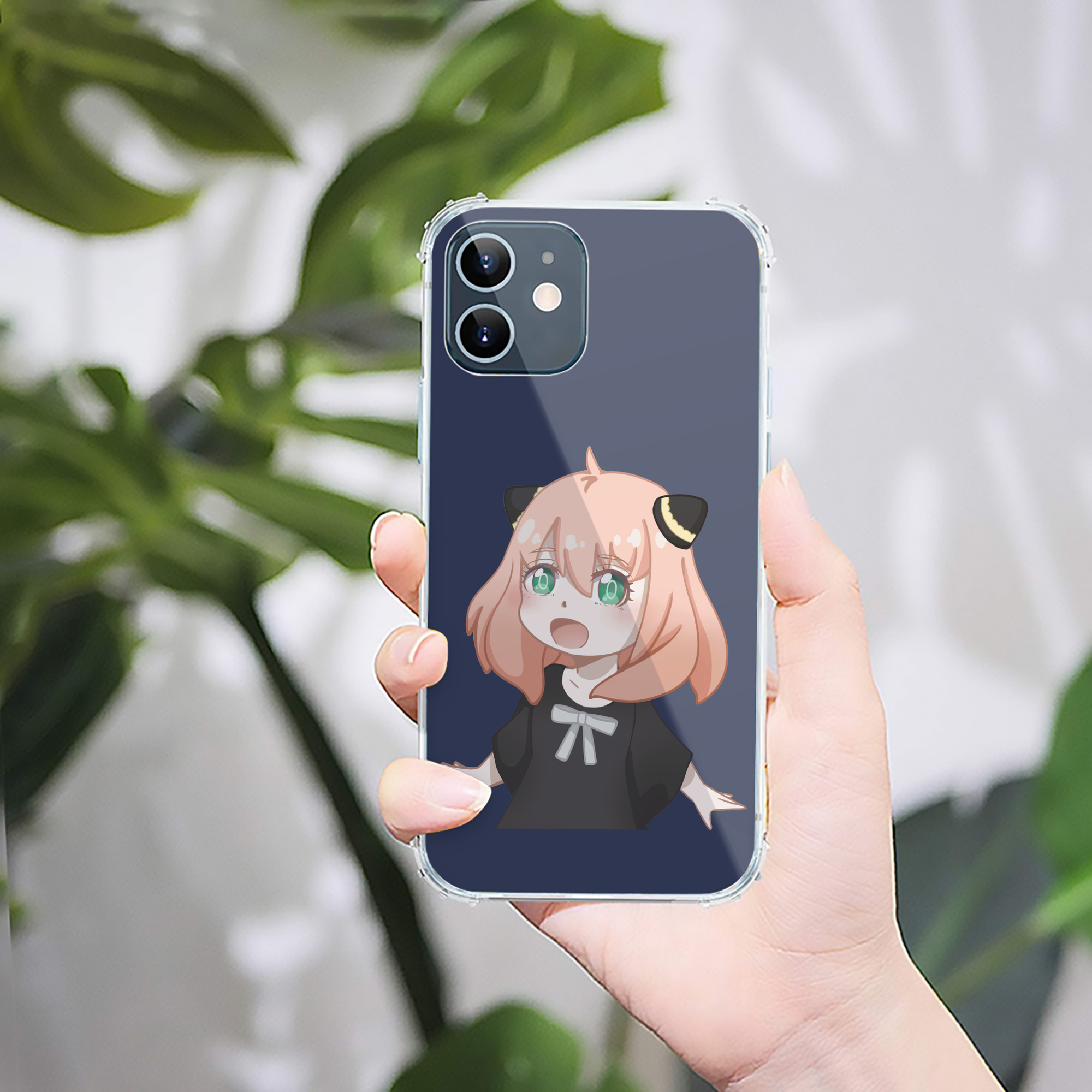 （画像用） SPY×FAMILY间谍家家酒 【iPhone 12シリーズ対応】透明スマホケース（クリアソフトケース）